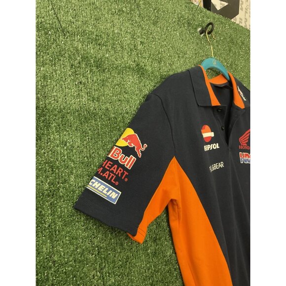 Official 93 Repsol Honda Team Blue Orange Polo Shirt 22 18502 Size XL youth - Picture 4 of 12